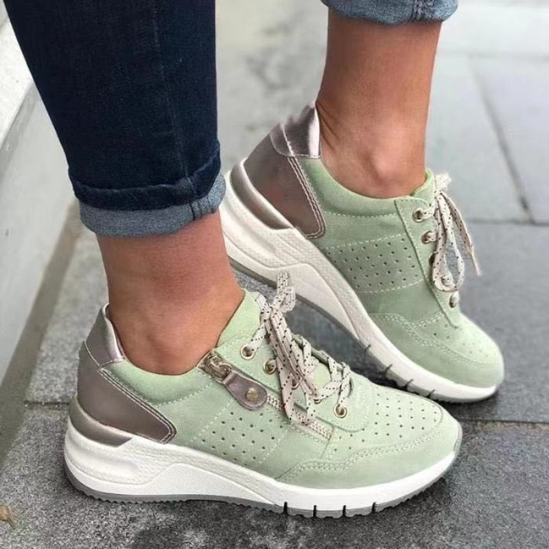 Charly | Women's Orthopedic Sneakers with Zipper Detail