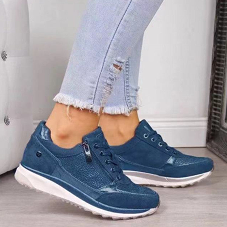 Charly | Women's Orthopedic Sneakers with Zipper Detail