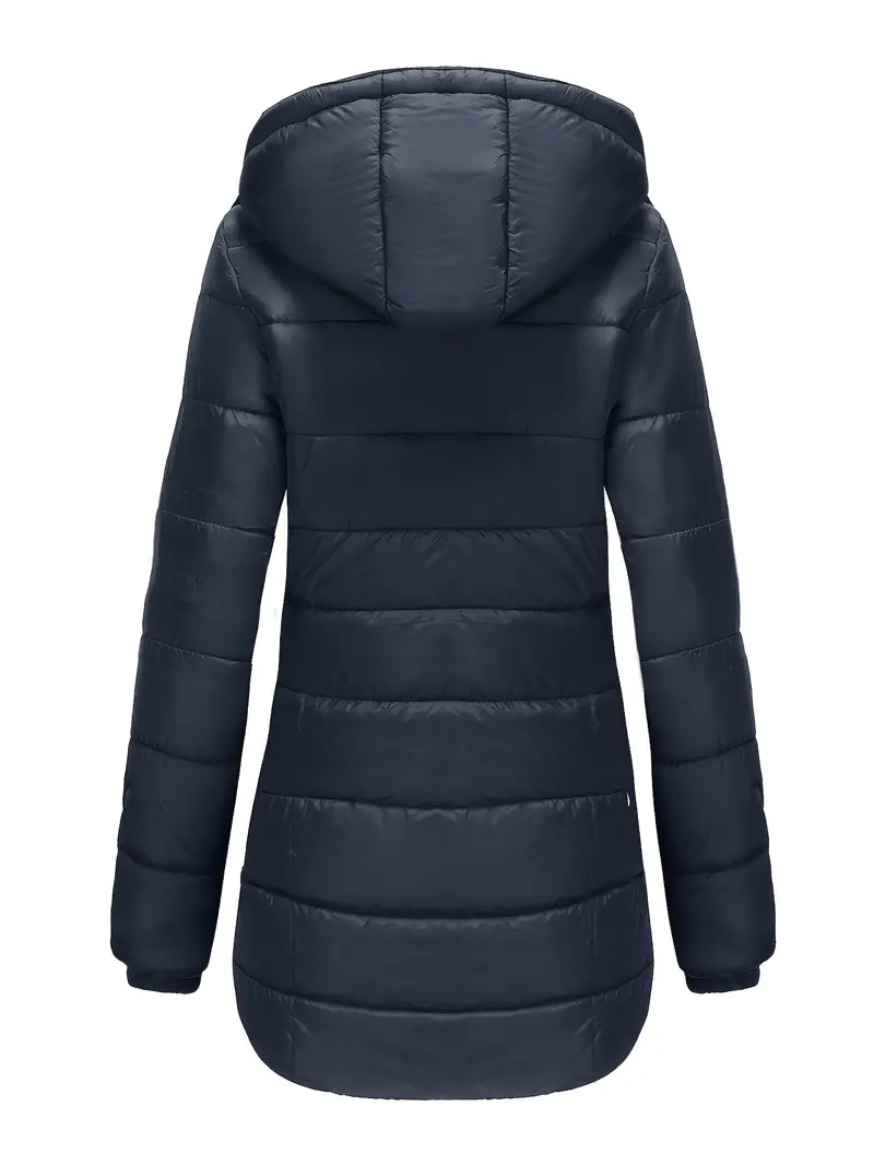 Charly | Women's Padded Mid-Length Winter Coat with Hood