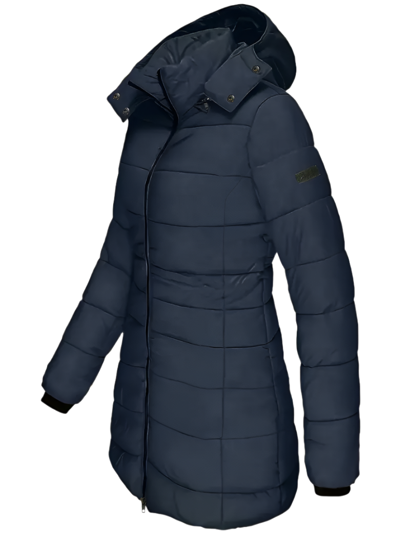 Charly | Women's Padded Mid-Length Winter Coat with Hood