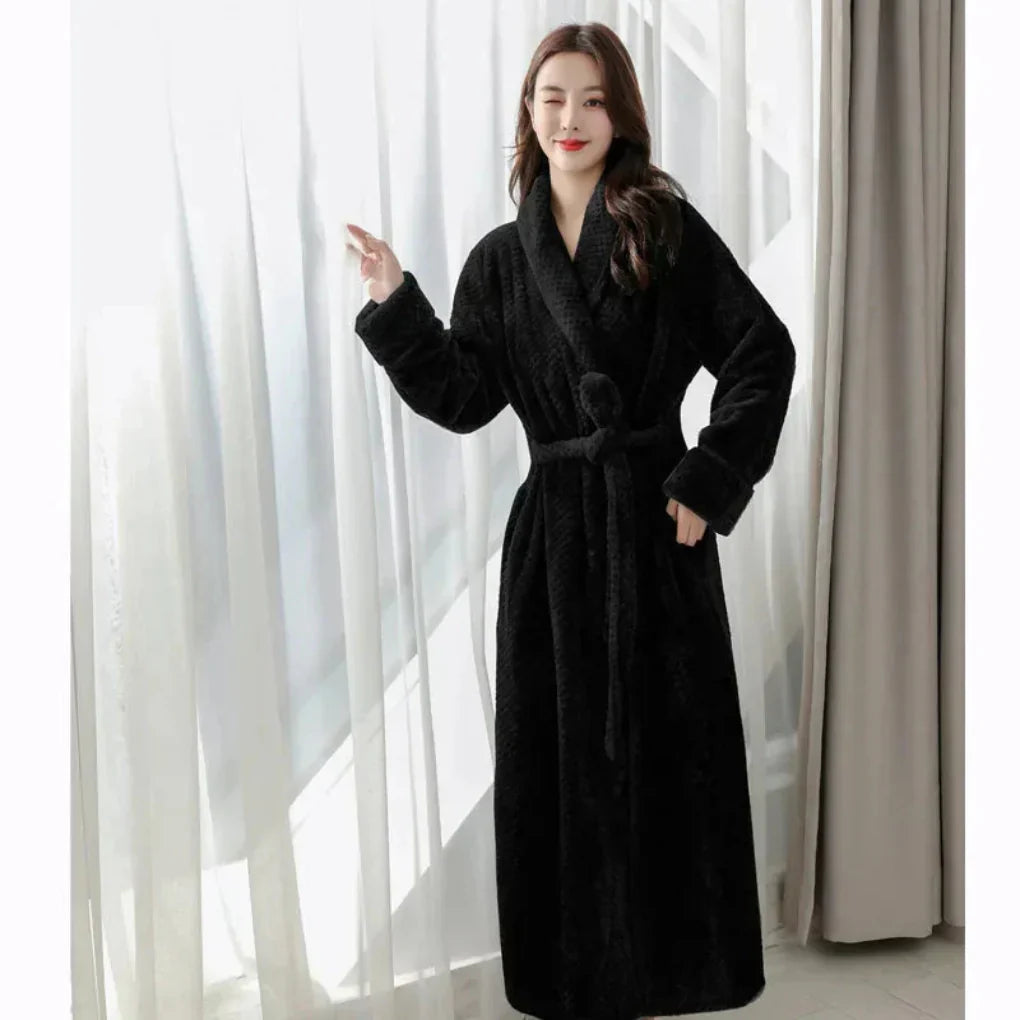 Charly | Women's Plush Robe with Hood