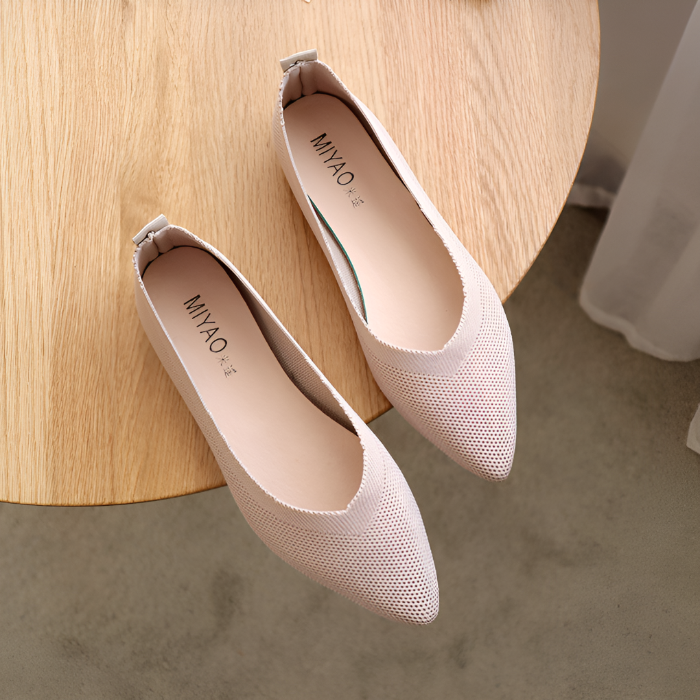 Charly | Women's Pointed Toe Knit Flats