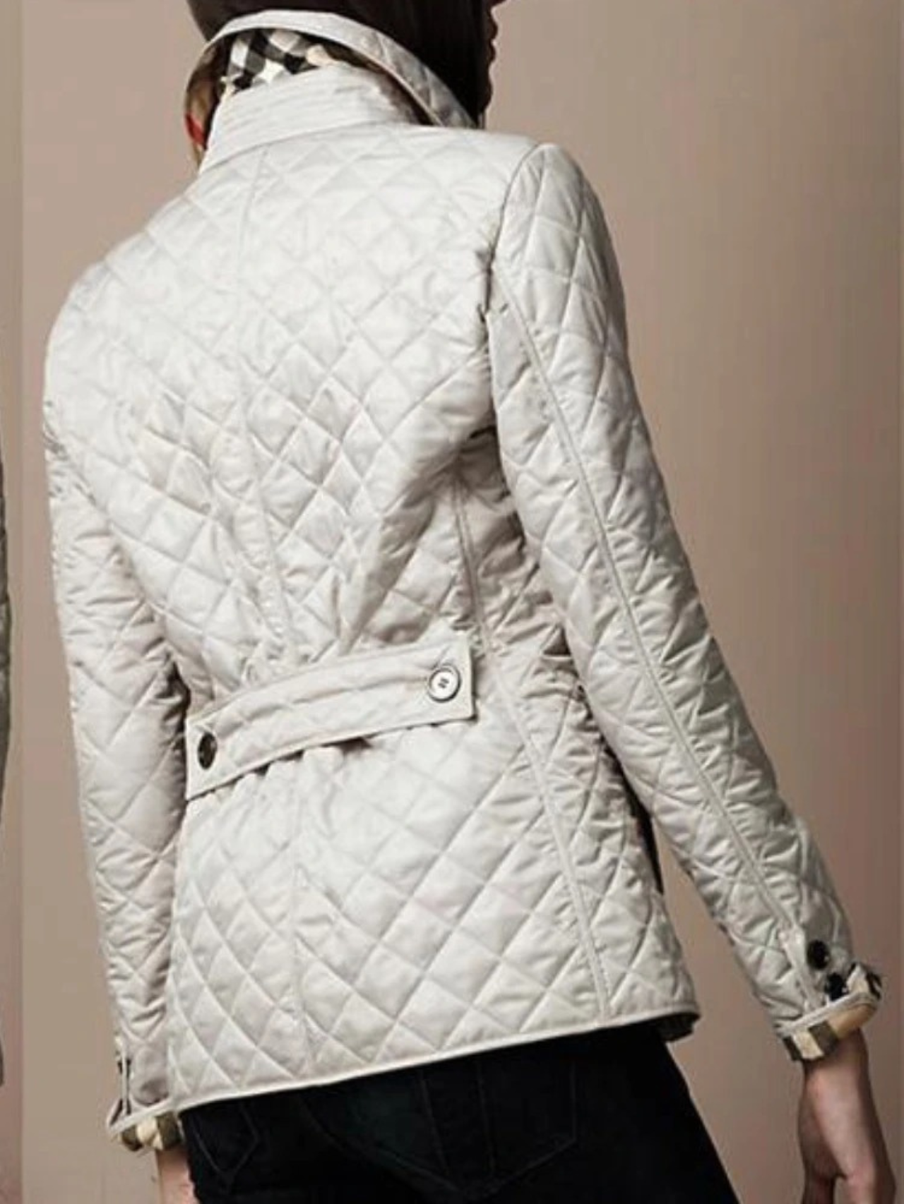 Charly | Women's Quilted Jacket with Turned-Down Collar