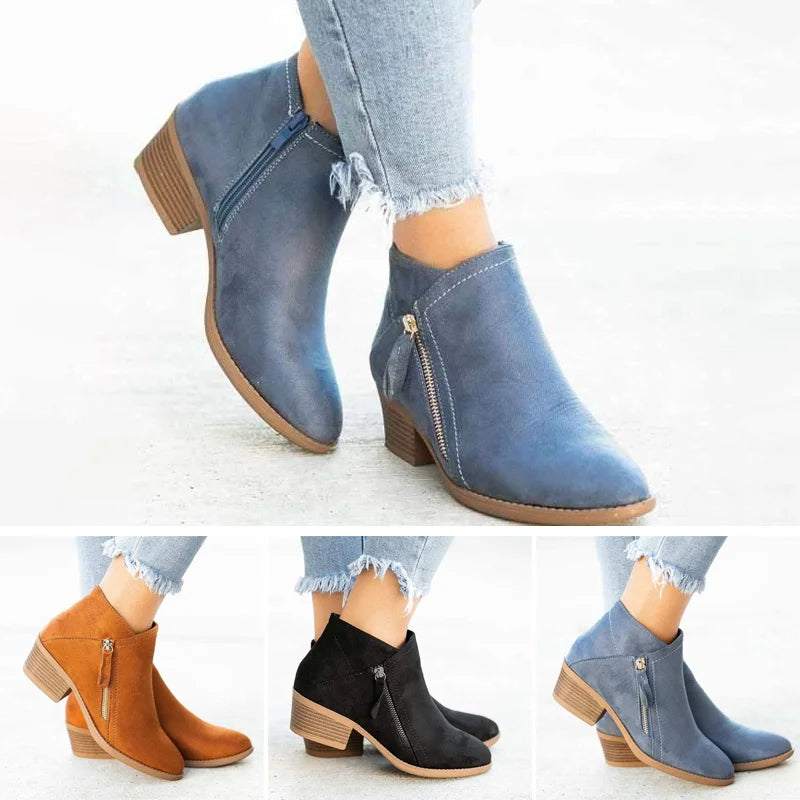 Charly | Women's Side Zip Ankle Boots