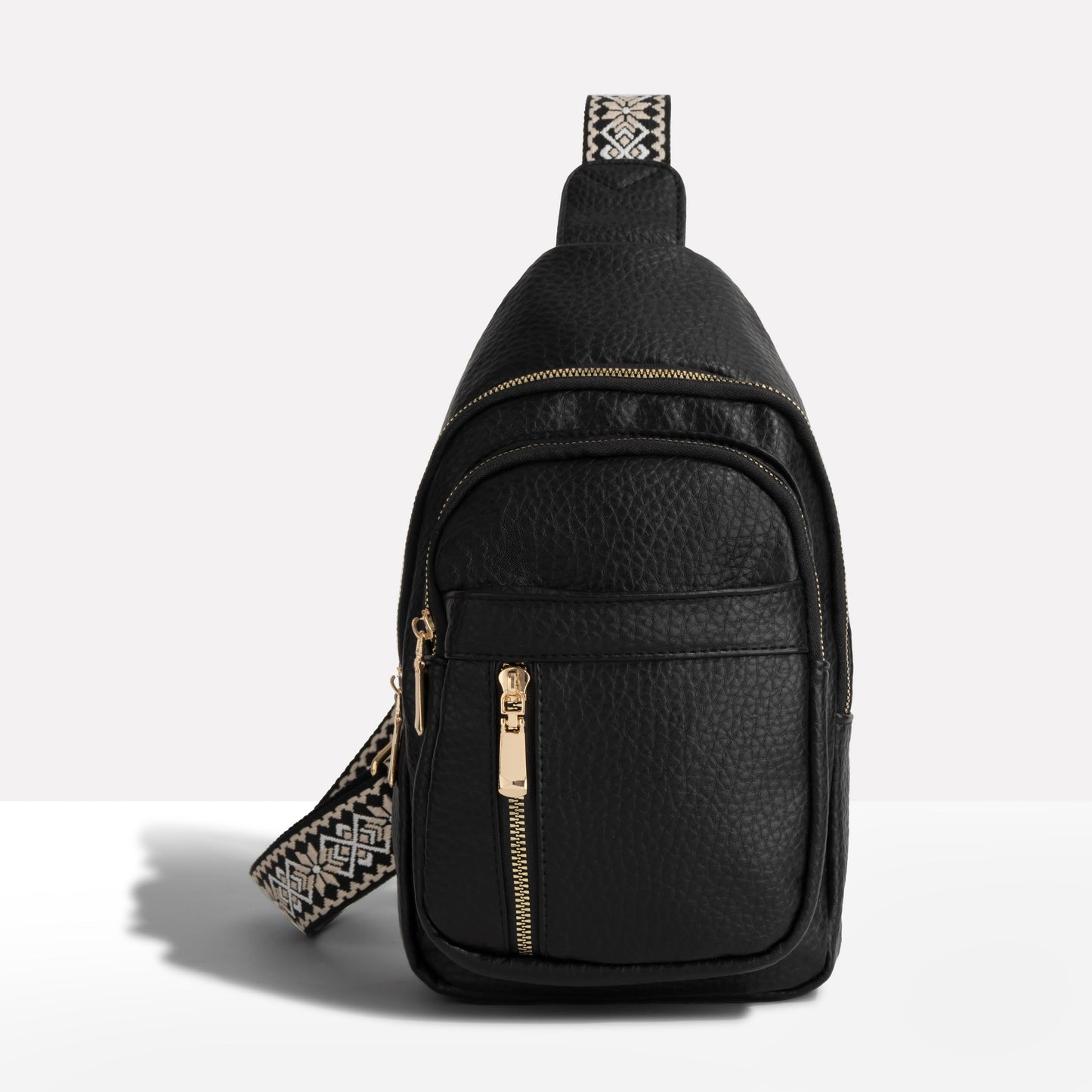 Charly | Women's Sling Bag with Patterned Strap
