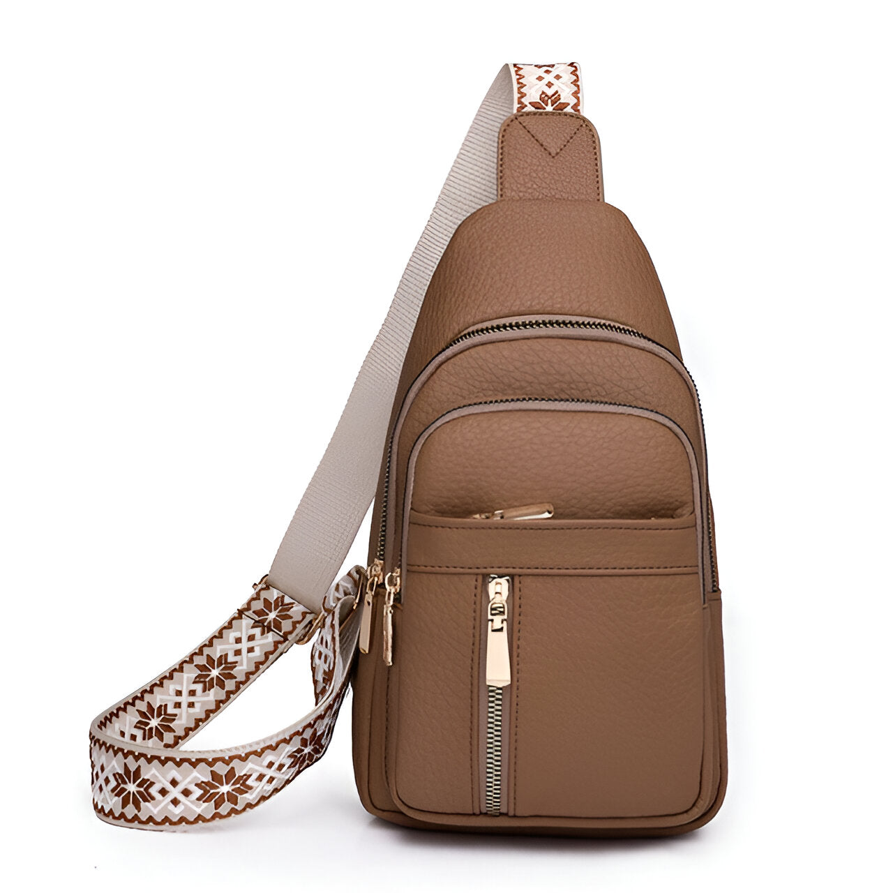 Charly | Women's Sling Bag with Patterned Strap
