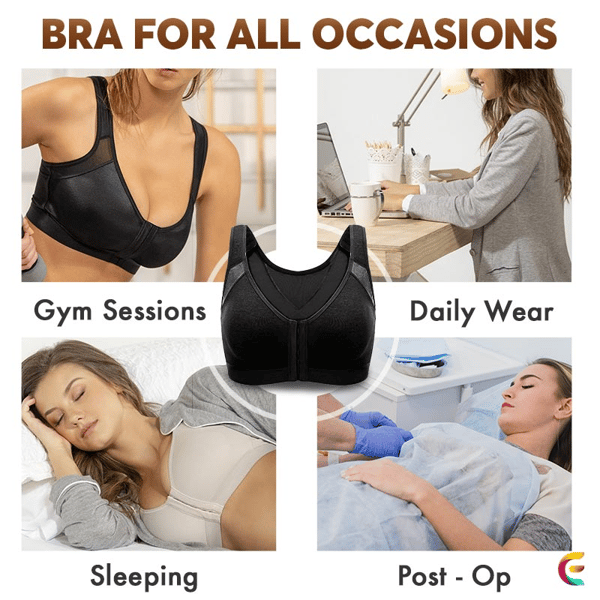 Charly | Women's Sport Bra Front Closure