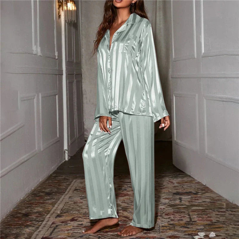 Charly | Women's Striped Pajama Set