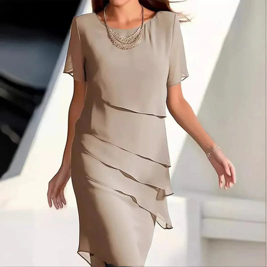 Charly | Women's Tiered Midi Dress