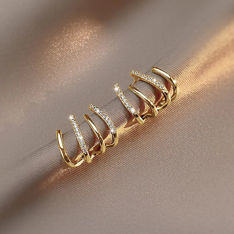 Charly | Women’s Twist Earrings | Lightweight Statement Jewelry | Hypoallergenic Finish
