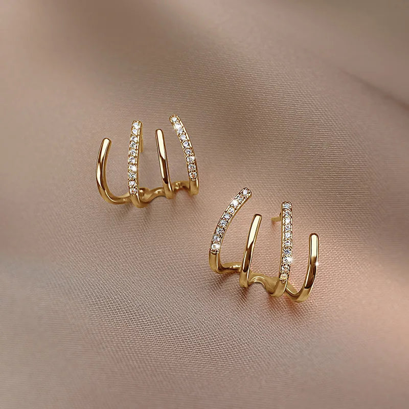 Charly | Women’s Twist Earrings | Lightweight Statement Jewelry | Hypoallergenic Finish
