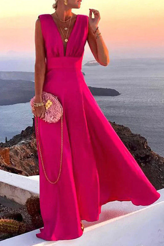 Charly | Women's V-Neck Maxi Dress