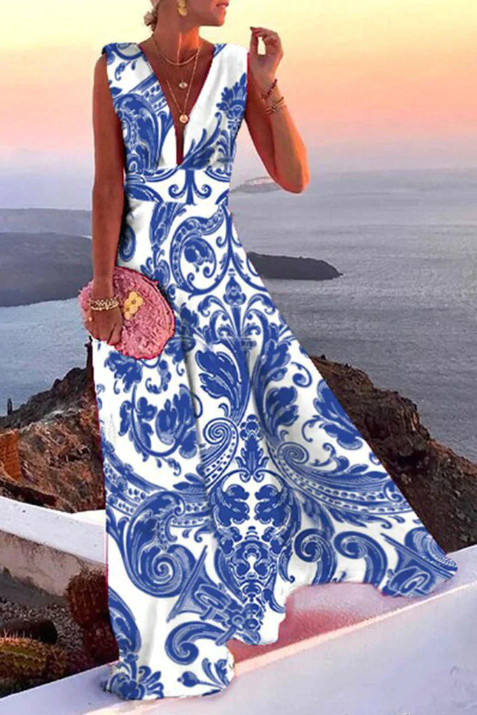 Charly | Women's V-Neck Maxi Dress