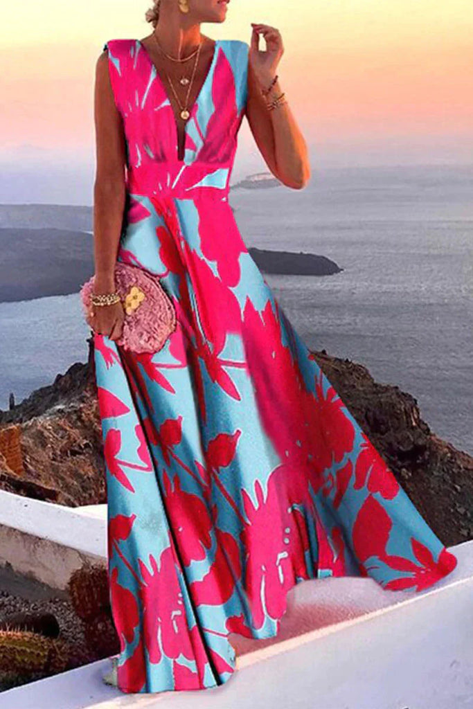 Charly | Women's V-Neck Maxi Dress