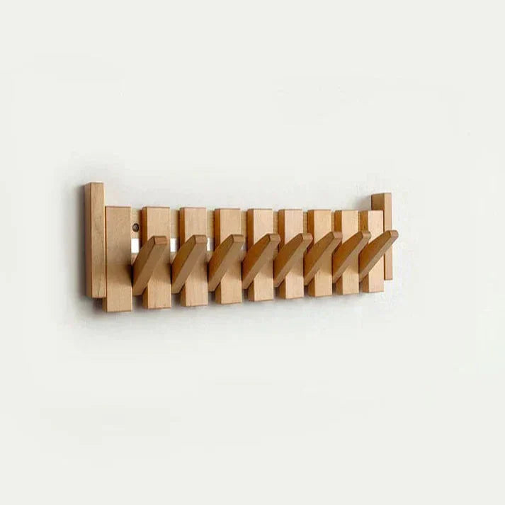Charly | Wooden Coat Rack with Piano Key Design