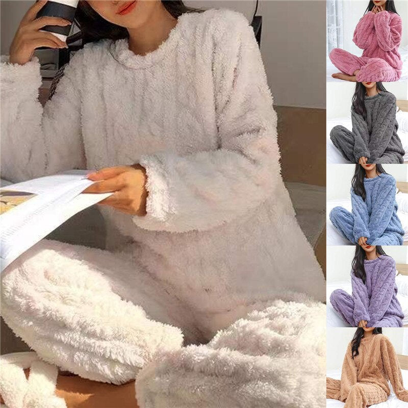 – Cozy Fleece Pajama Set