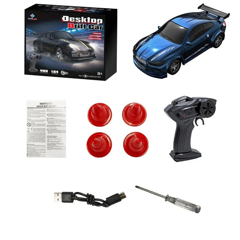 DRIFTLITE – Mini 4WD RC car with stable control and fast acceleration