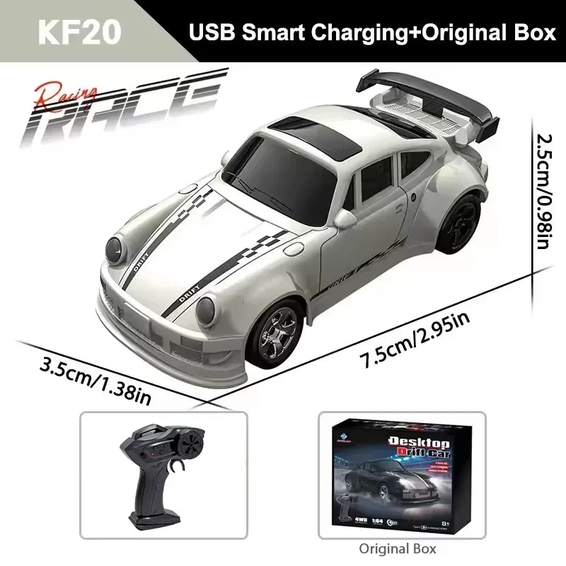 DRIFTLITE – Mini 4WD RC car with stable control and fast acceleration