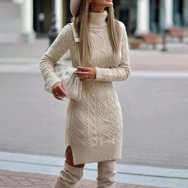 Elegant Knit Dress Winter