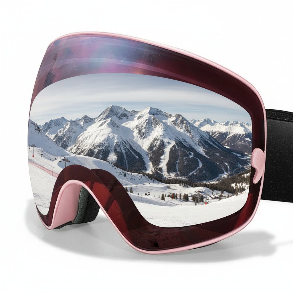 FROSTBLICK – Premium ski goggles with anti-fog coating, UV400 protection & night vision lens