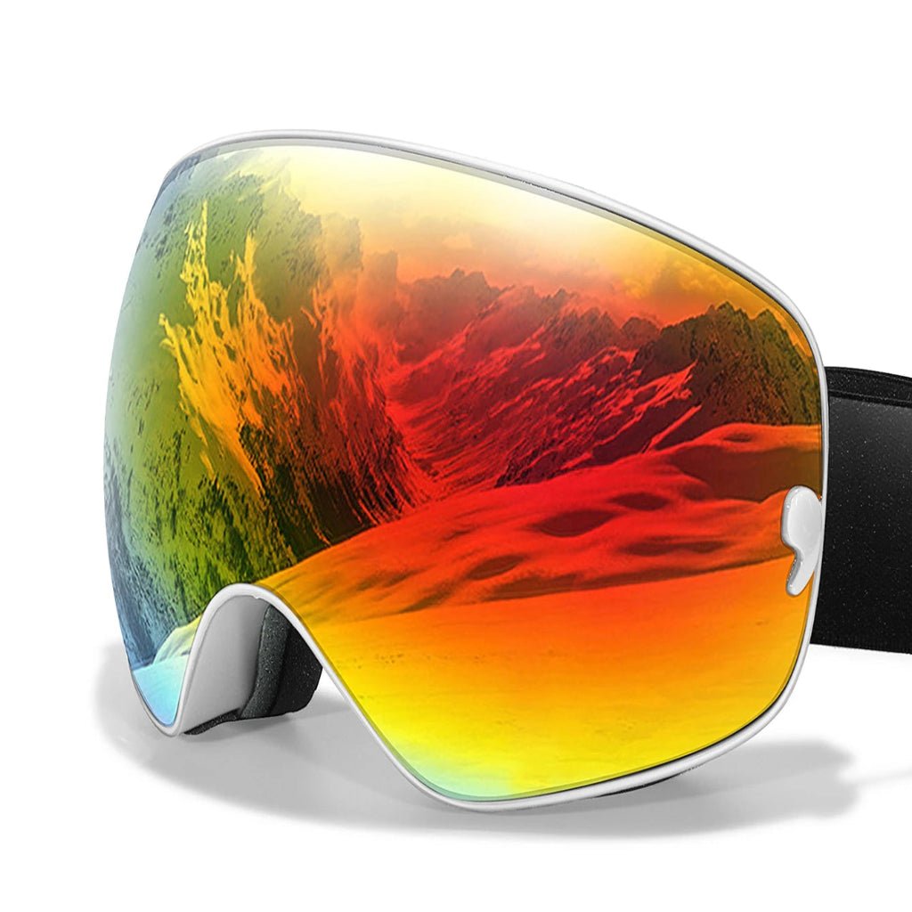 FROSTBLICK – Premium ski goggles with anti-fog coating, UV400 protection & night vision lens