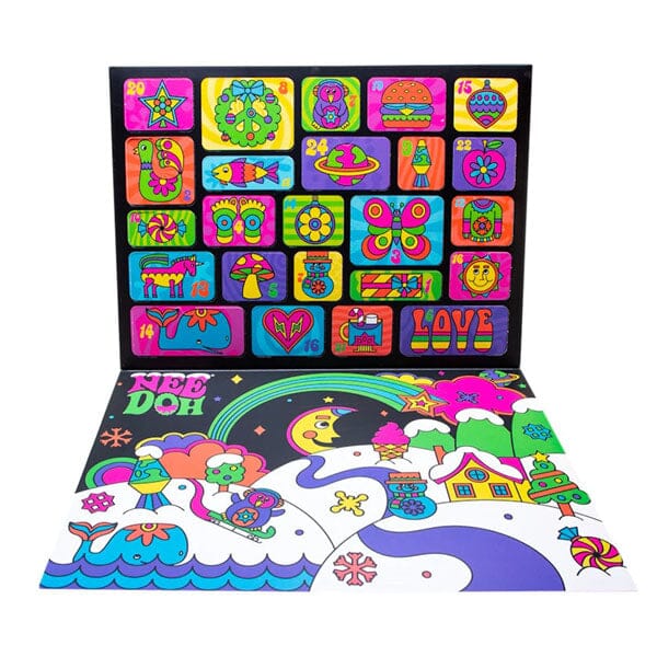 GLOBCOUNT – 2025 Nee-Doh Squishy Advent Calendar with 24 Fidget Surprises