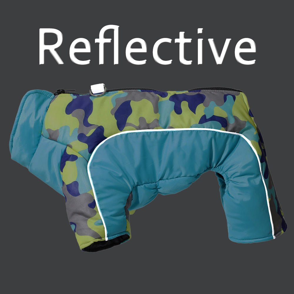 HARRYPAWS JACKET - Warm & waterproof winter jacket for dogs with reflective stripes