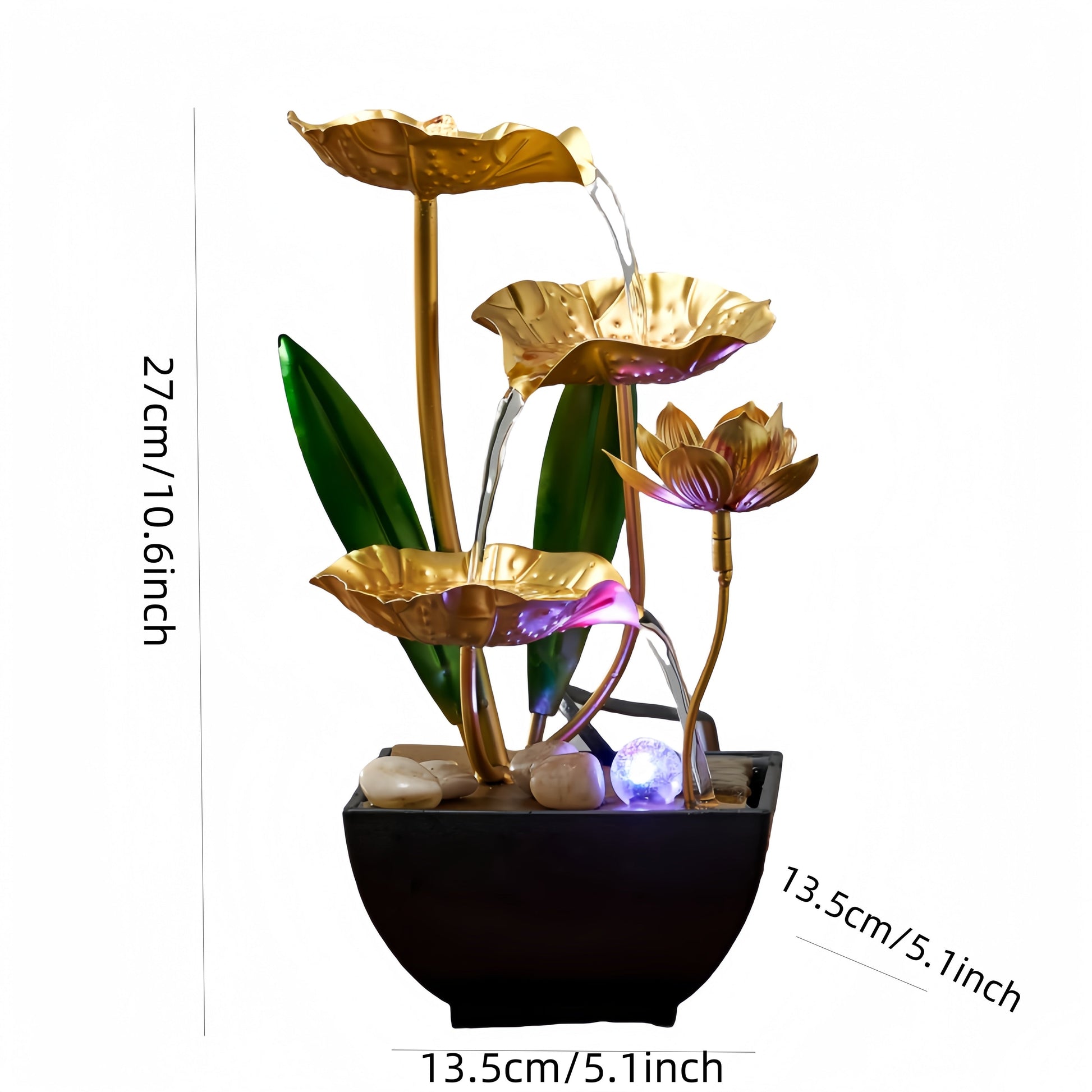 Indoor Fountain Lotus Serene – Soothing and Ambient