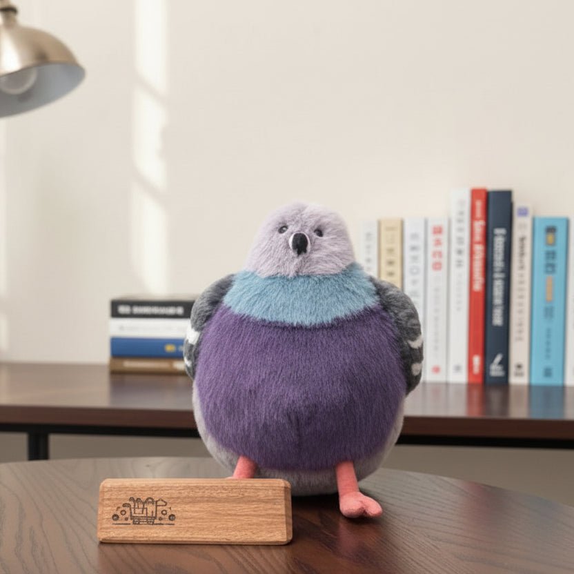 KISSPIGEON – Fluffy Pigeon Plush Toy for Cuddling and Comfort