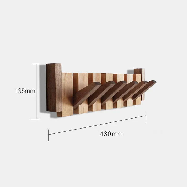 Kleshenger HarmonyCoat – Creative Wooden Coat Rack for Hall and Entrance