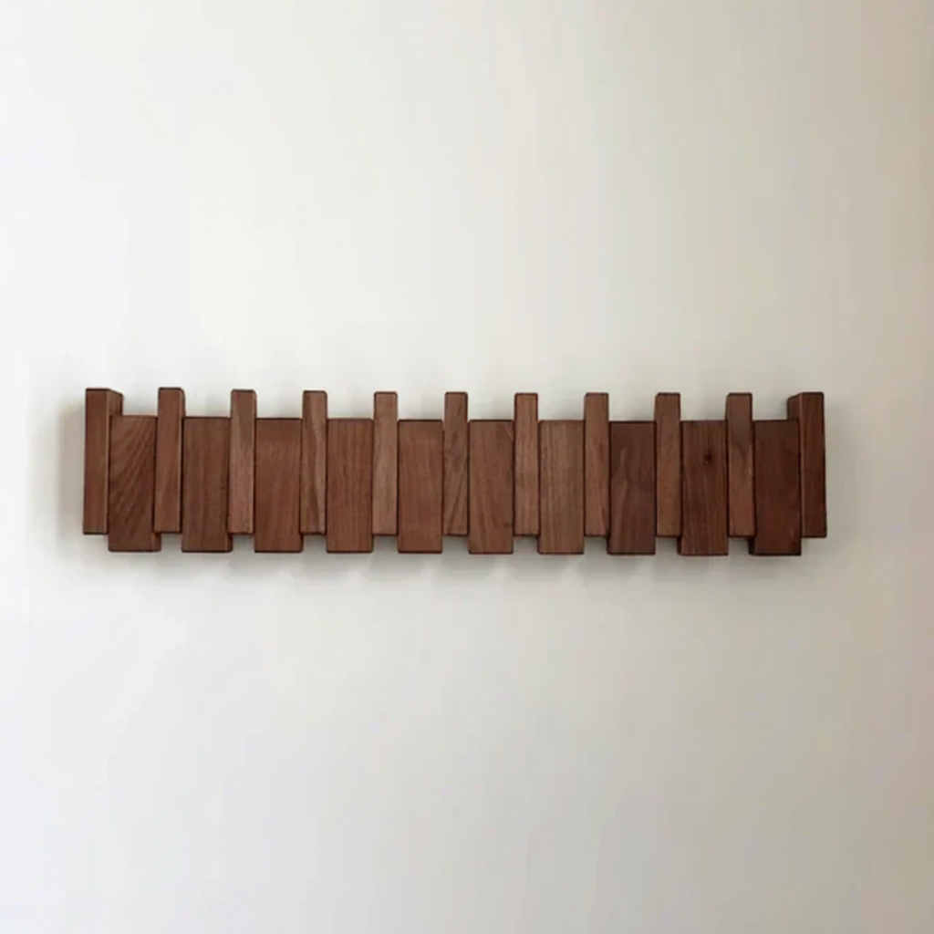Kleshenger HarmonyCoat – Creative Wooden Coat Rack for Hall and Entrance