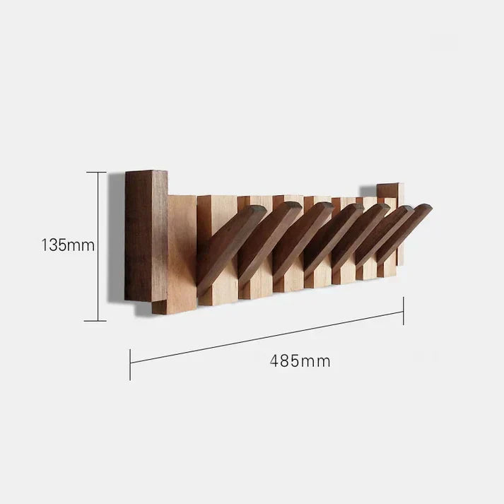 Kleshenger HarmonyCoat – Creative Wooden Coat Rack for Hall and Entrance