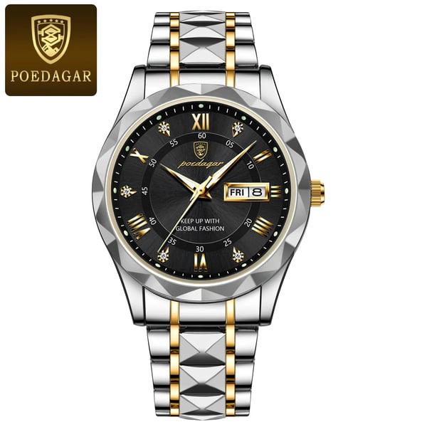 Luxury Waterproof Men's Watch from a Premium Brand with Luminous Function