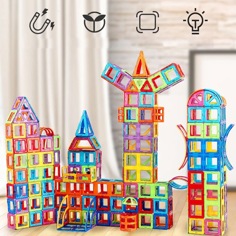 MagnaBuilder Set - Creative magnetic toy for little builders aged 4 and over