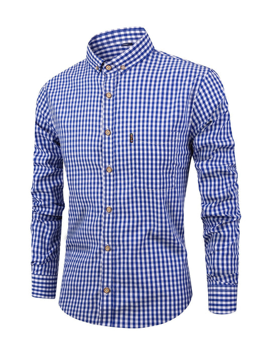 Men's Checkered Shirt with Comfortable Fit – Jules