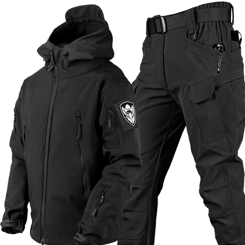 Men's Multifunctional Jacket with Fleece Lining and Zipper – Charly Fashion