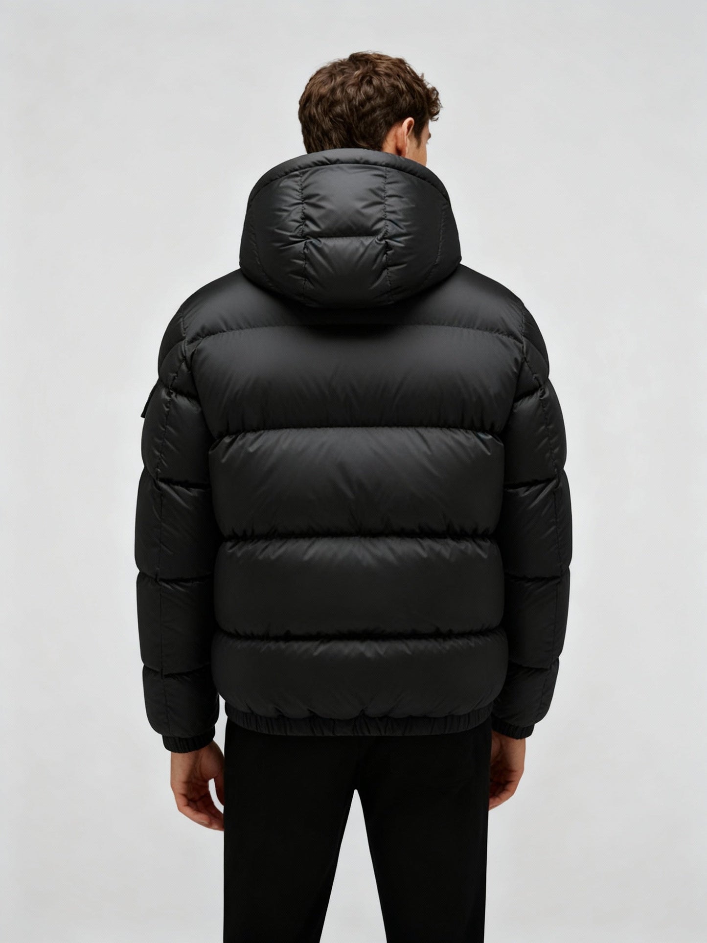 Men's Puffer Jacket Made of Duck Feathers with Warmth & Hood | Charly