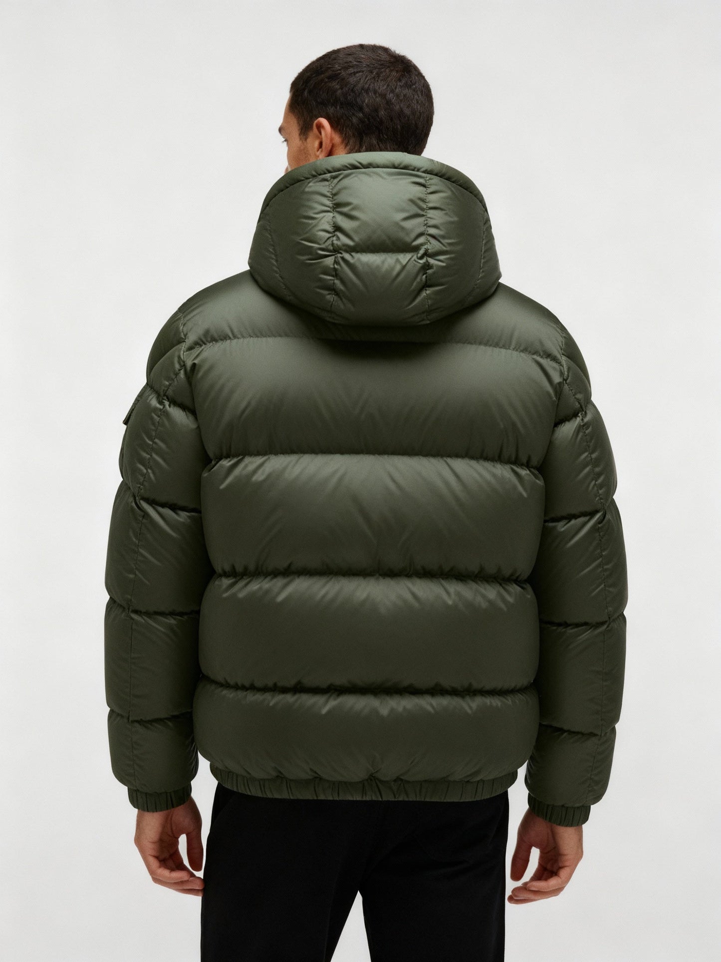 Men's Puffer Jacket Made of Duck Feathers with Warmth & Hood | Charly