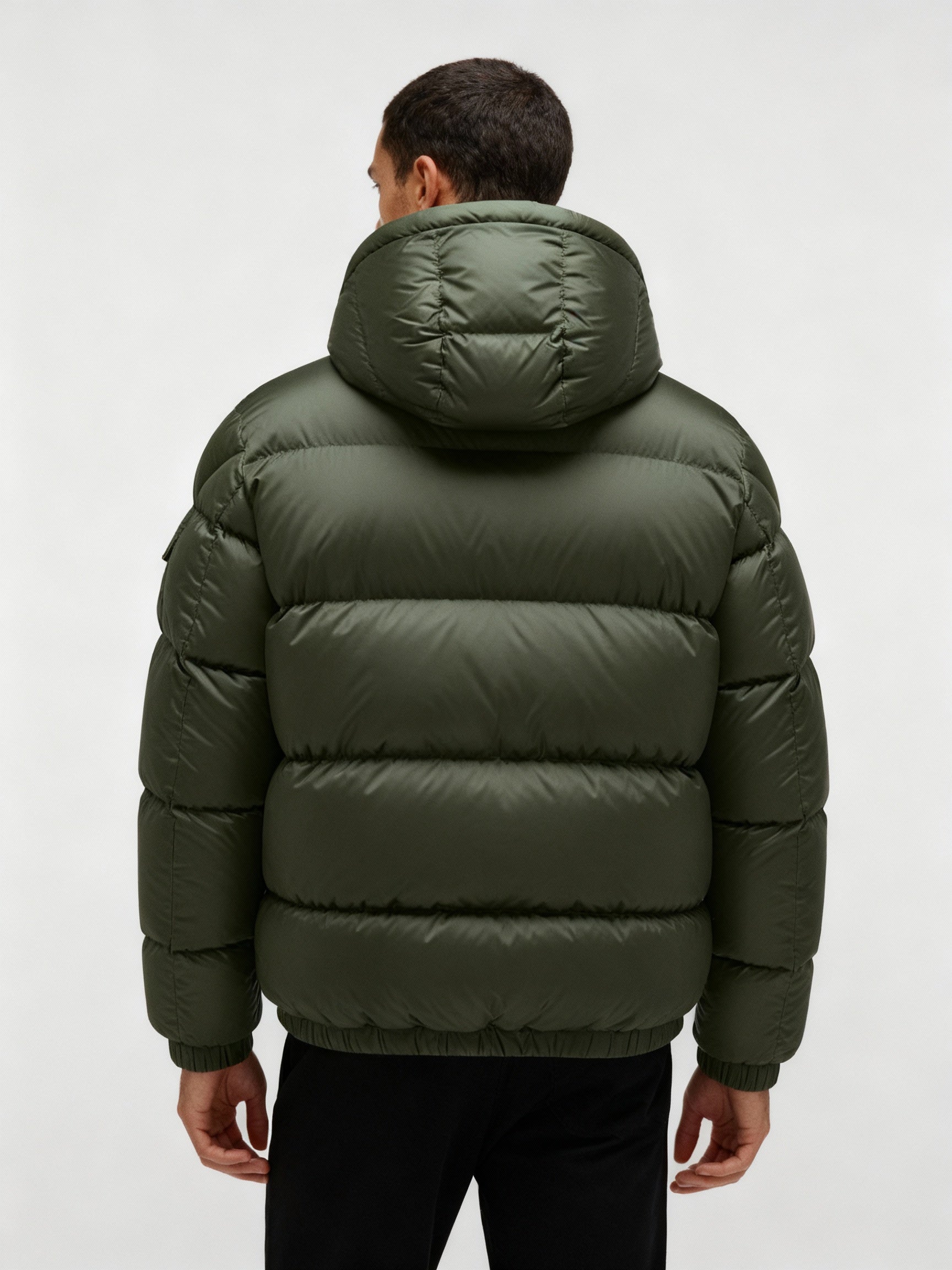Men's Puffer Jacket Made of Duck Feathers with Warmth & Hood | Charly
