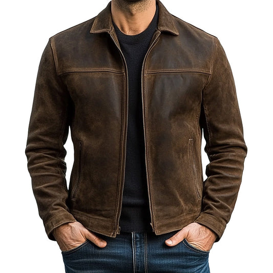 Men's Zip-Up Long Sleeve Jacket