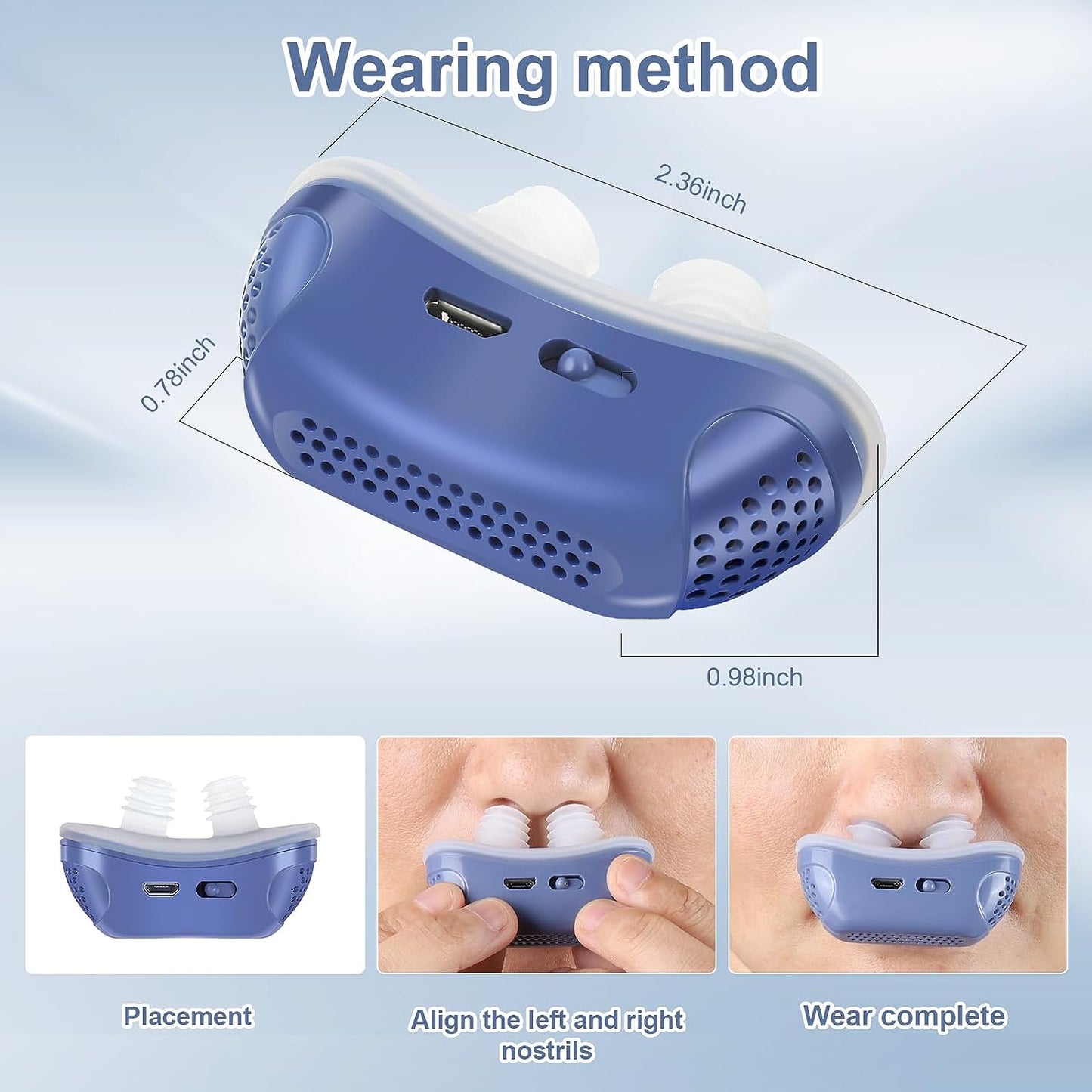 Micro CPAP Device for Sleep and Anti-Snoring - CPAP Alternative