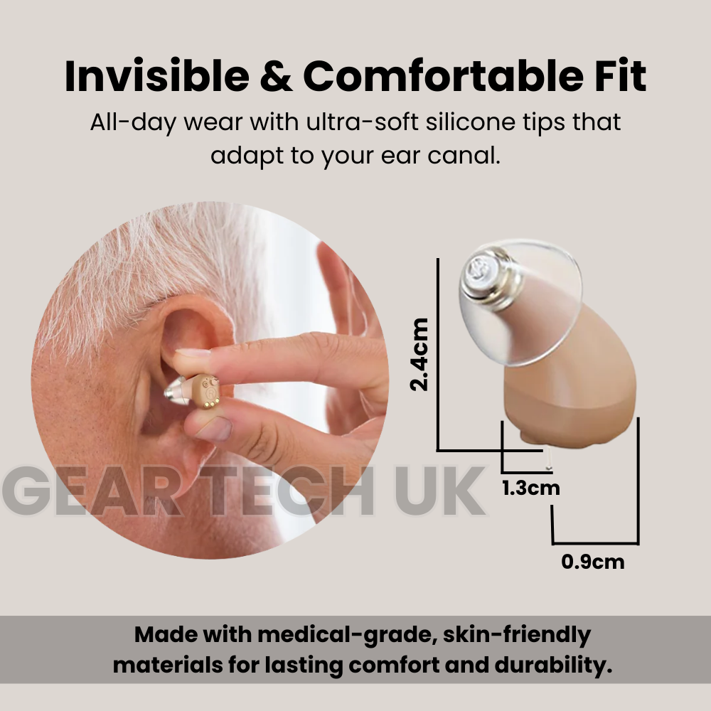 No Prescription Bluetooth App Control Hearing Aids UK