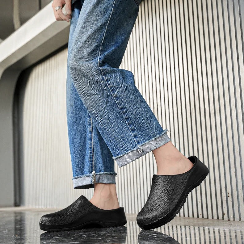 Non-slip chef work shoes for men