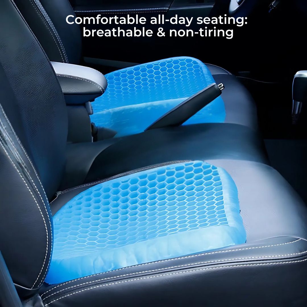 Orthopedic Gel Seat Cushion For Tailbone And Back Relief