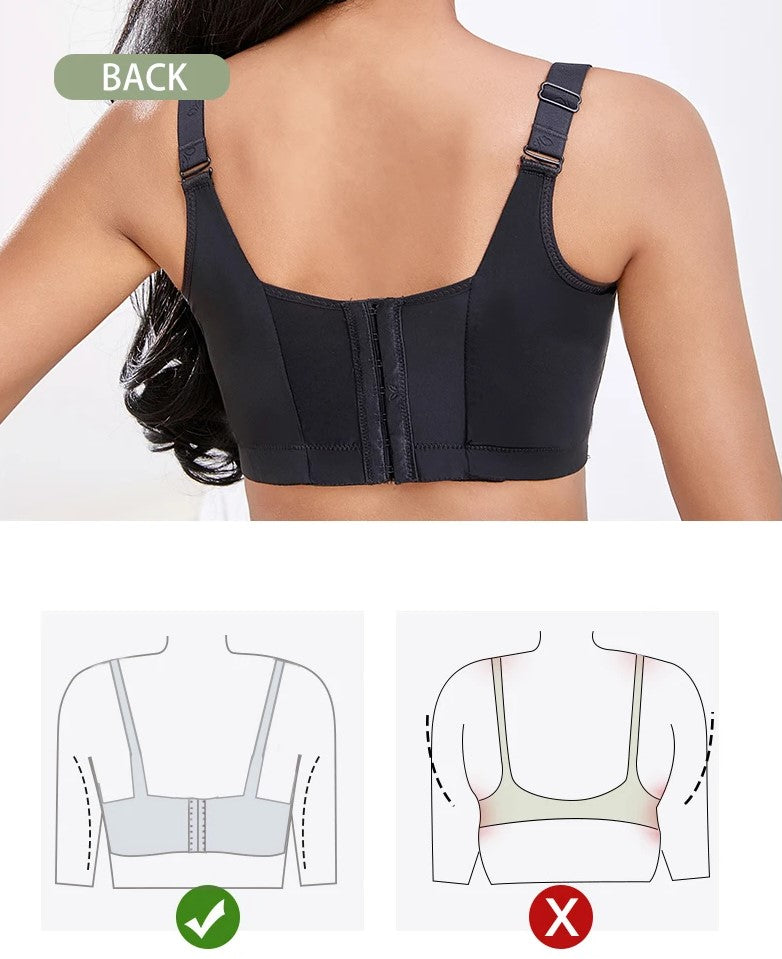 Plus-size push-up bra with deep cups.