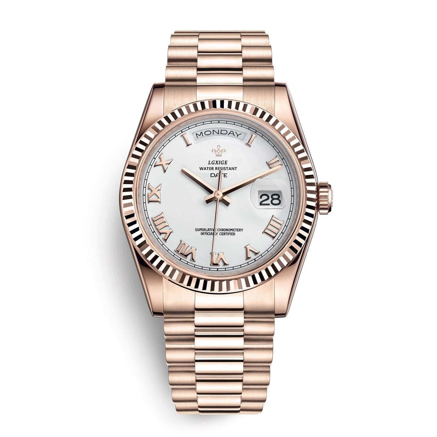 Premium Automatic Watch with Day and Date Function – Solan