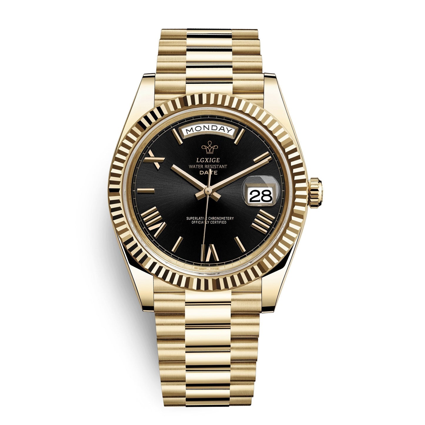 Premium Automatic Watch with Day and Date Function – Solan