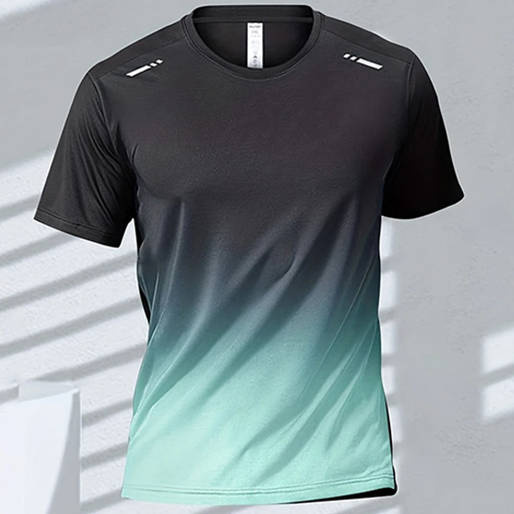 Quick-Drying Gradient T-Shirt for Men
