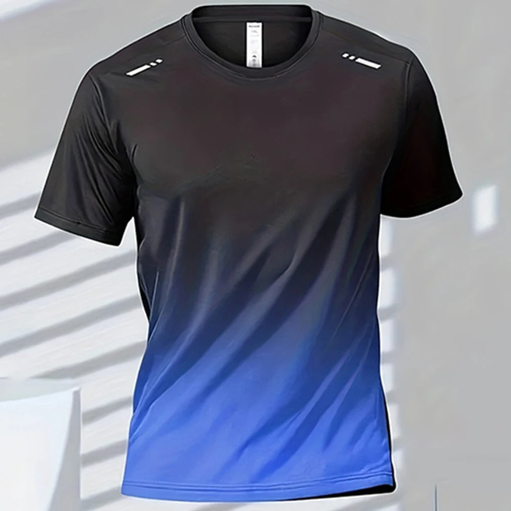 Quick-Drying Gradient T-Shirt for Men
