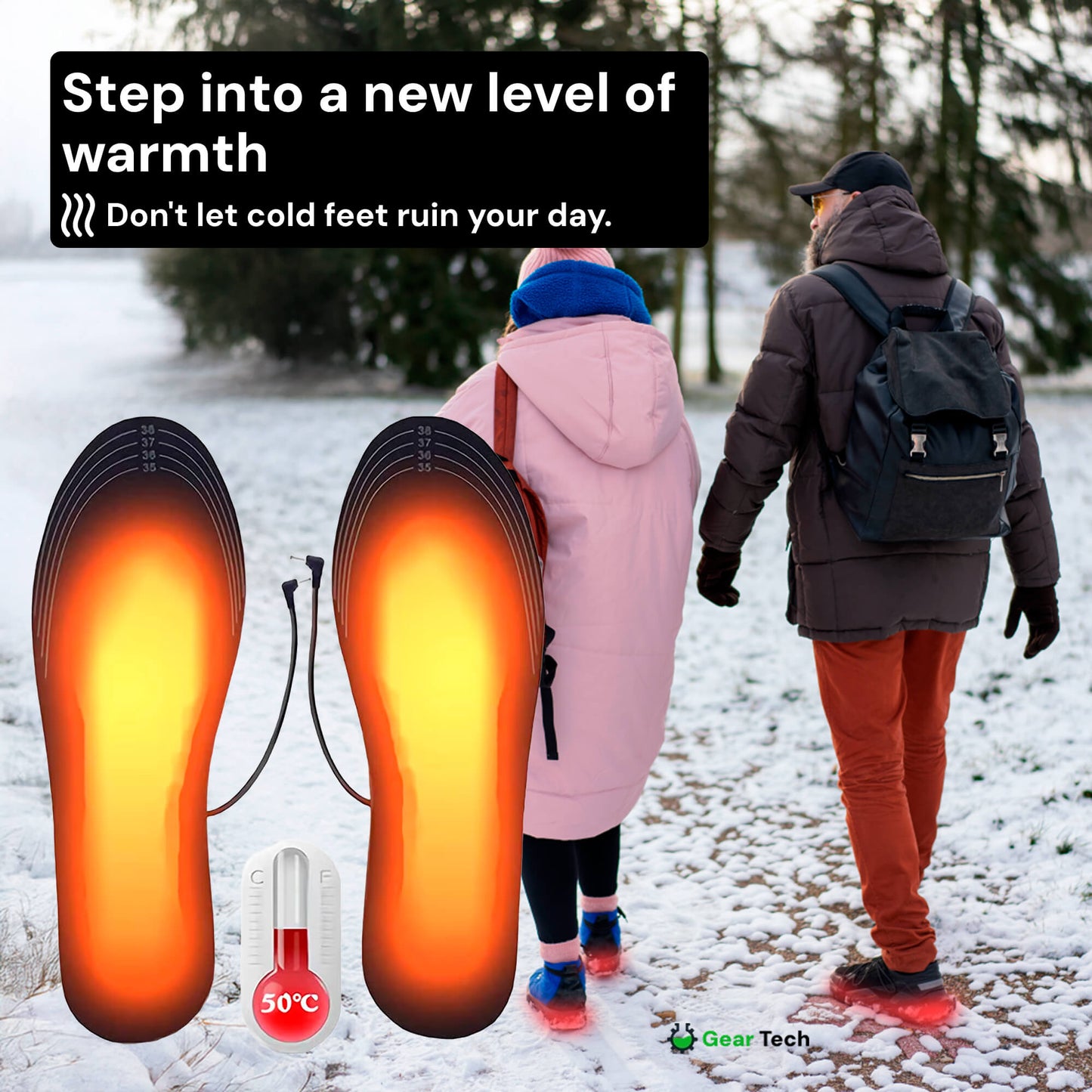 Rechargeable Heated Insoles For Boots For All Day Winter Warmth Across The UK